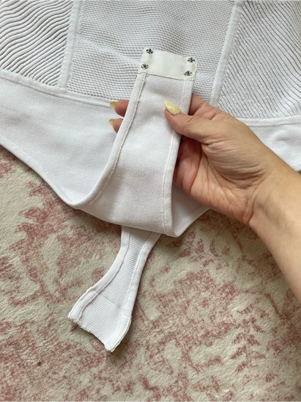 Retrofete White Strapless Bustier Corset Top